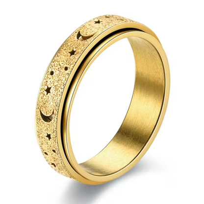 Calm ring | fidget ring | anxiety ring | goud