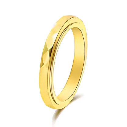 Calm ring | fidget ring | anxiety ring | goud