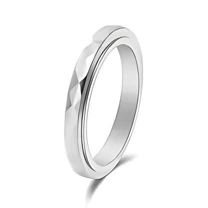 Calm ring | fidget ring | anxiety ring | zilver