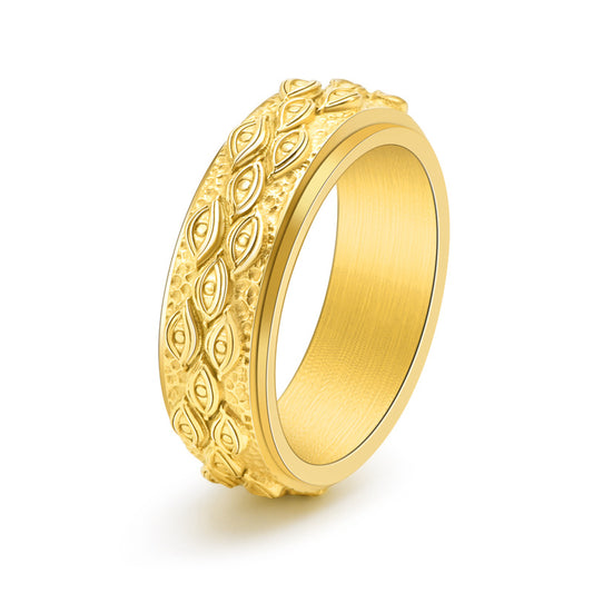 Calm ring | fidget ring | anxiety ring | goud